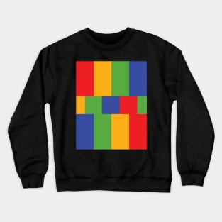 Bright Rainbow Colors Crewneck Sweatshirt